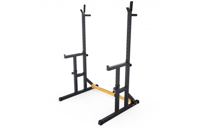 Стойка для штанги с подстраховкой DFC Y-GYM TF-63, с упорами для отжиманий