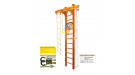 Шведская стенка Kampfer Wooden Ladder Ceiling Basketball Shield (№3 Классический Высота 3 м)