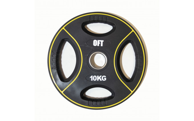 Диск для штанги олимпийский полиуретановый 10 кг Диск для штанги олимпийский полиуретановый 10 кг